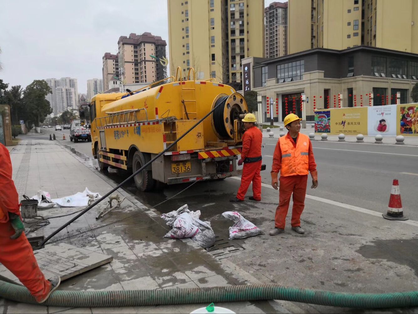 佳木斯排污管道清淤-管道清洗